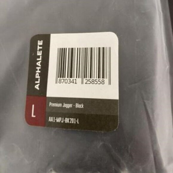 NEW Alphalete Men's PREMIUM V2 JOGGER BLACK - Picture 8 of 10